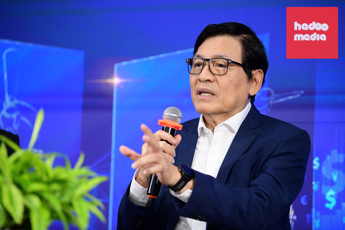 Ông Phạm Phú Ngọc Trai - chuyên gia chiến lược thương hiệu, Chủ tịch PRO Việt Nam - nhấn mạnh thương hiệu là một trong những động lực quan trọng của mô hình tăng trưởng mới - Ảnh: QUANG ĐỊNH
