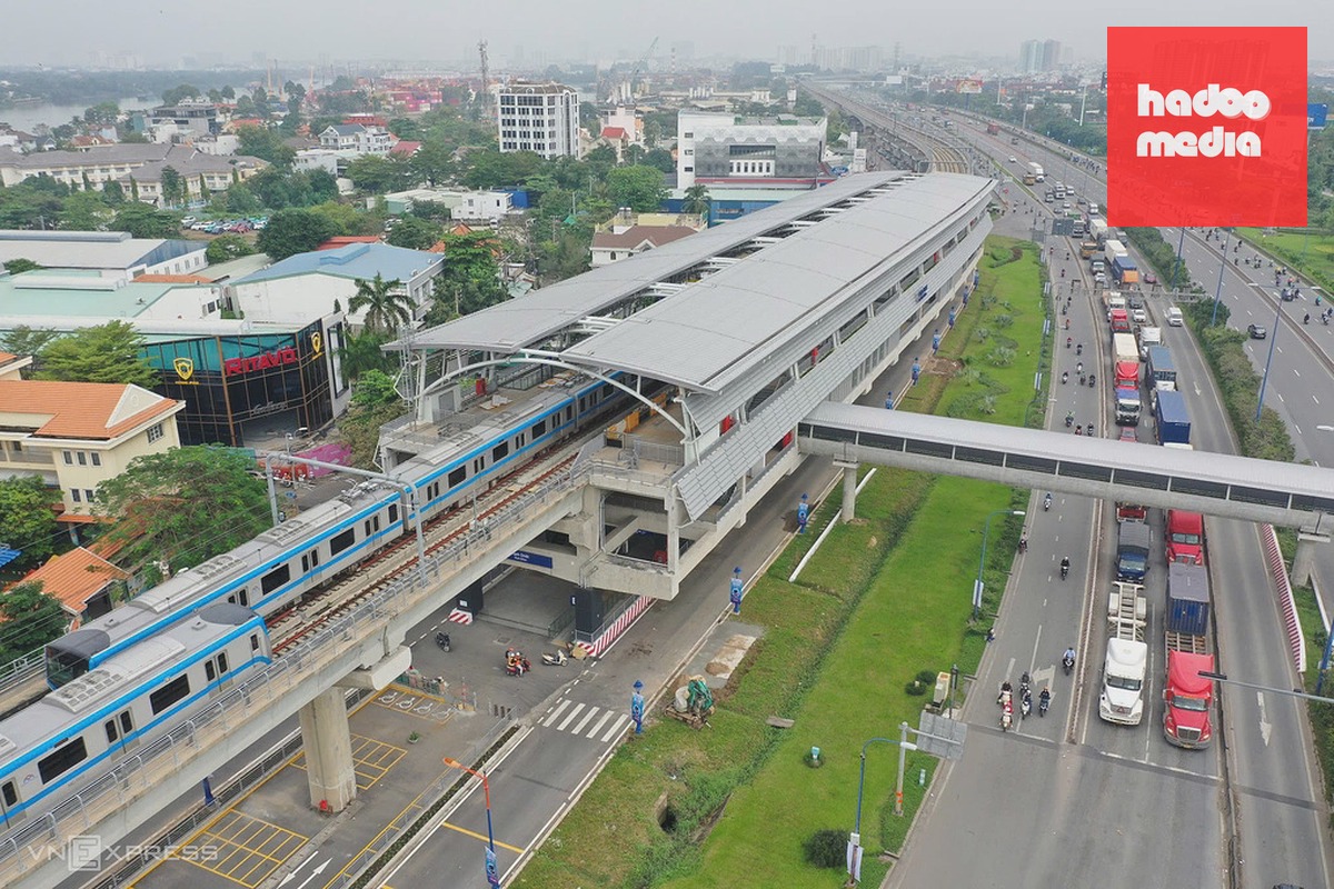 Tuyến metro Bến Thành - Suối Tiên. Ảnh: Quỳnh Trần