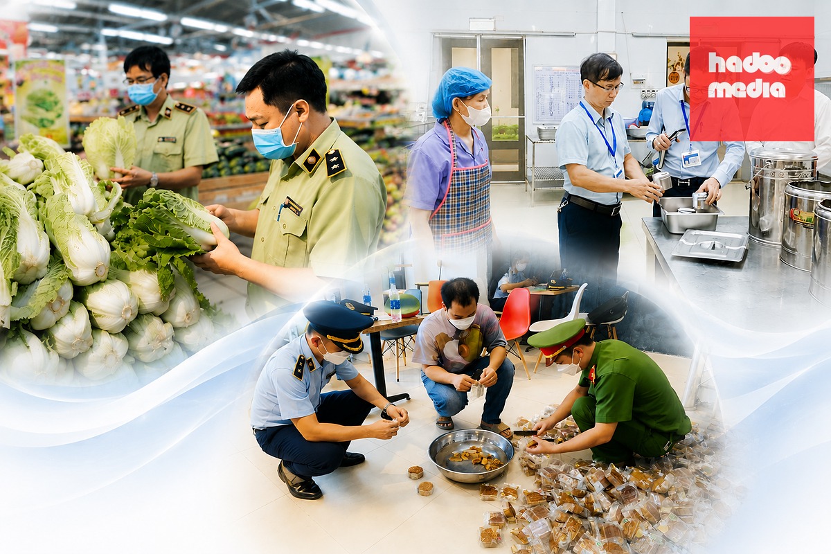 An toàn thực phẩm đang được quản lý bởi 3 bộ: Y tế, Nông nghiệp và Môi trường và Công Thương - Ảnh đồ họa: D.LIỄU