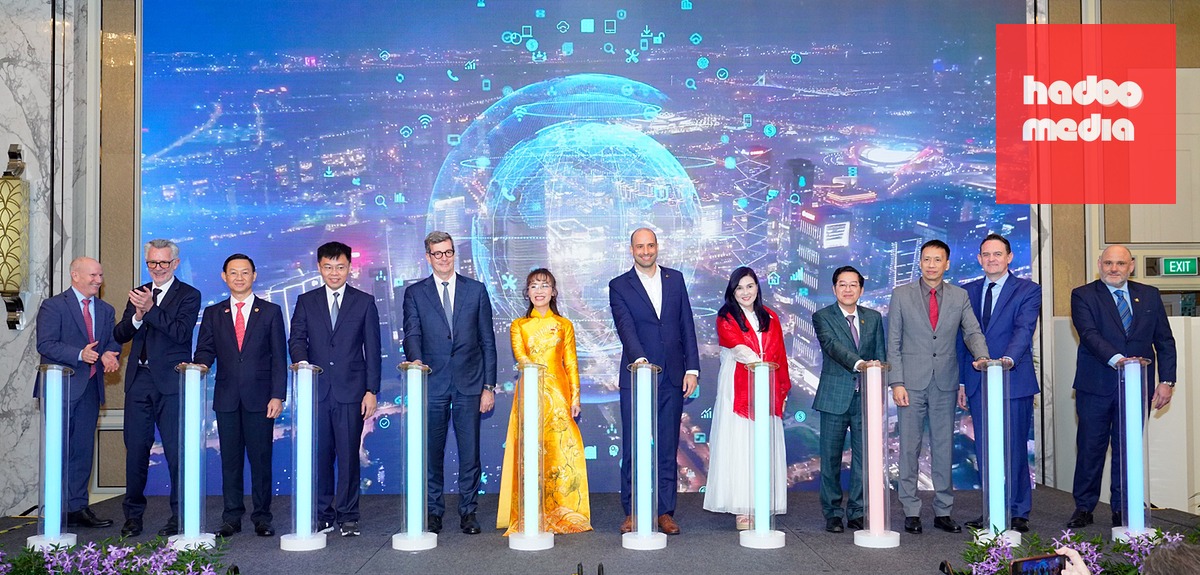 Vietjet chính thức công bố đường bay thẳng giữa TP.HCM và Colombo trước sự chứng kiến của Tổng Bí thư, Chủ tịch nước Tô Lâm và Thủ tướng Sri Lanka Harini Amarasuriya - Ảnh: TÀI NGUYỄN