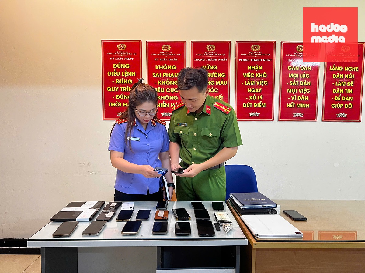 Tang vật công an thu giữ từ vụ án - Ảnh: Công an cung cấp