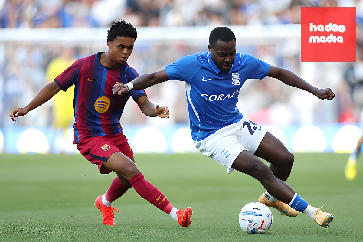 Birmingham bất ngờ đánh bại Barcelona ở trận giao hữu mới đây. Ảnh: Getty Images