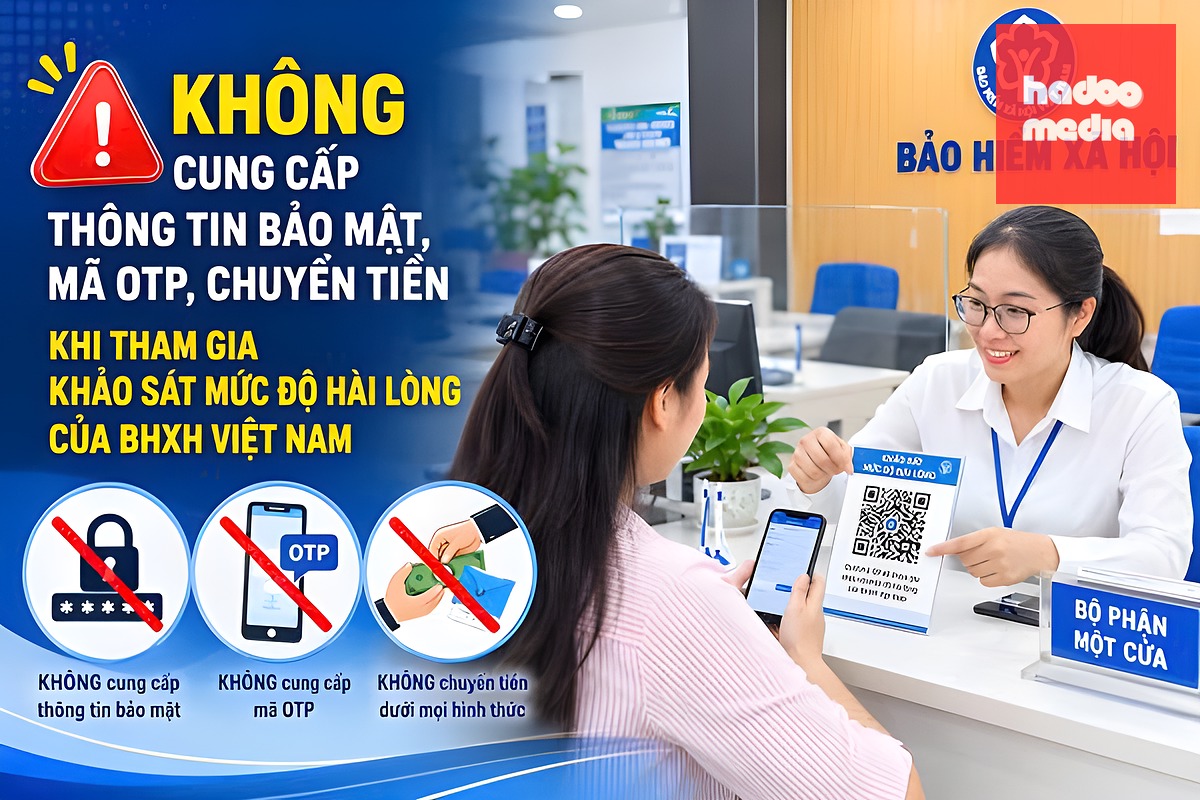 Cảnh báo mạo danh bảo hiểm xã hội để lừa đảo - Ảnh: BHXH