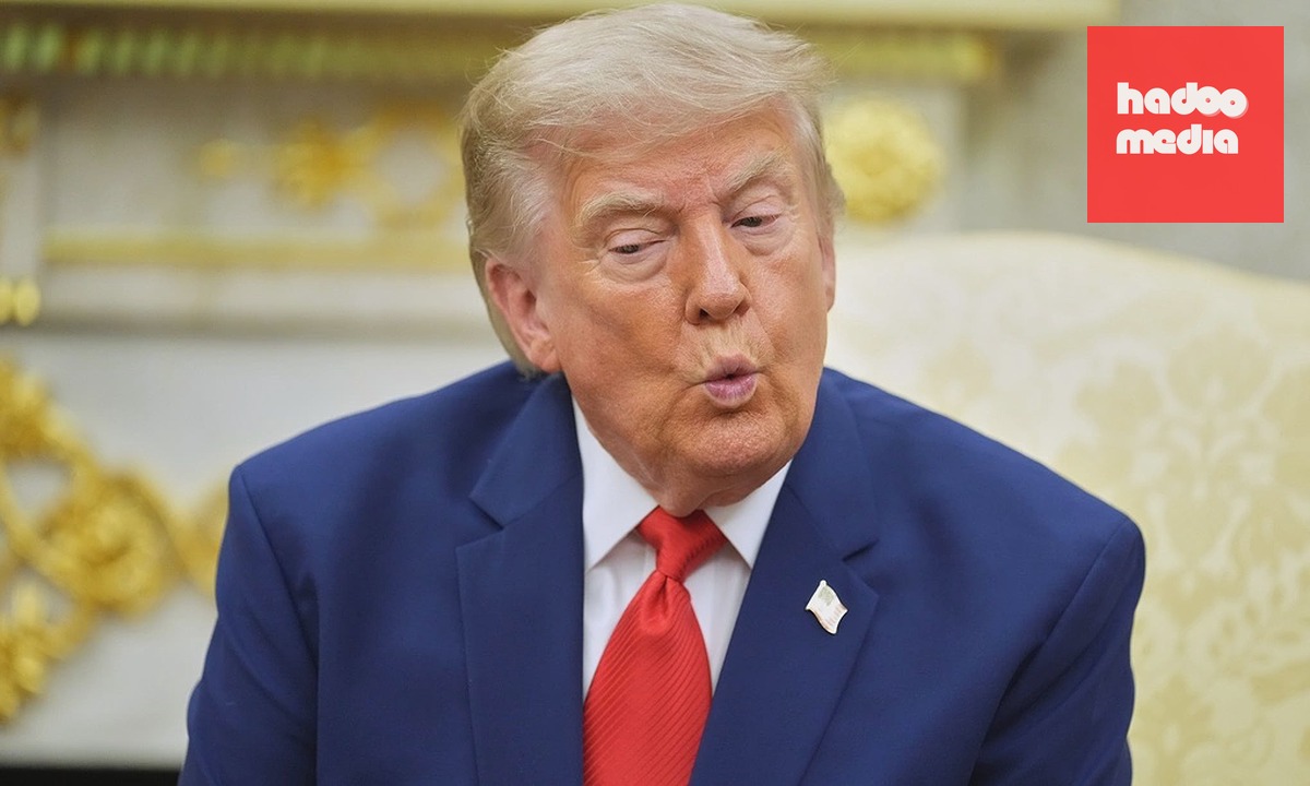 Tổng thống Mỹ Donald Trump tại Phòng Bầu dục, Nhà Trắng, ngày 21/7. Ảnh: AP
