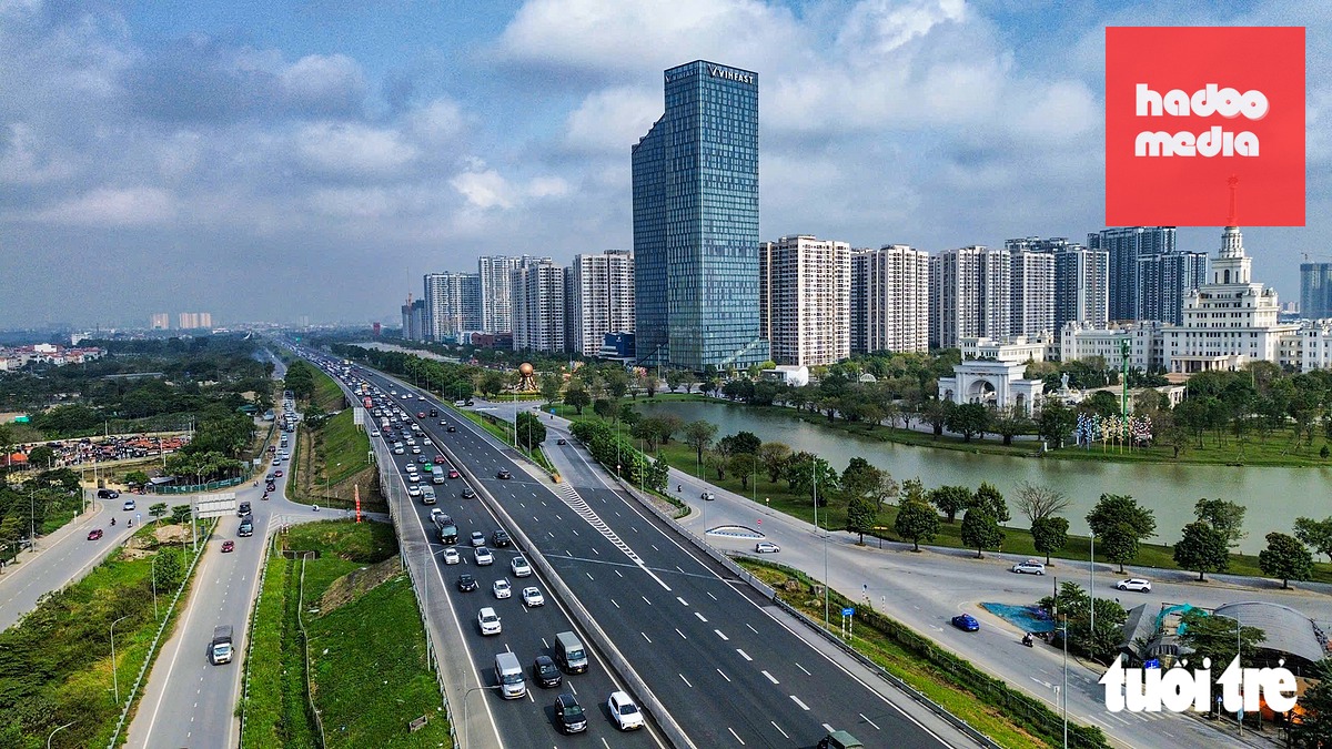 Cao tốc Hà Nội - Hải Phòng là một trong hai tuyến dự kiến áp dụng thí điểm làn vượt dành riêng - Ảnh: HỒNG QUANG