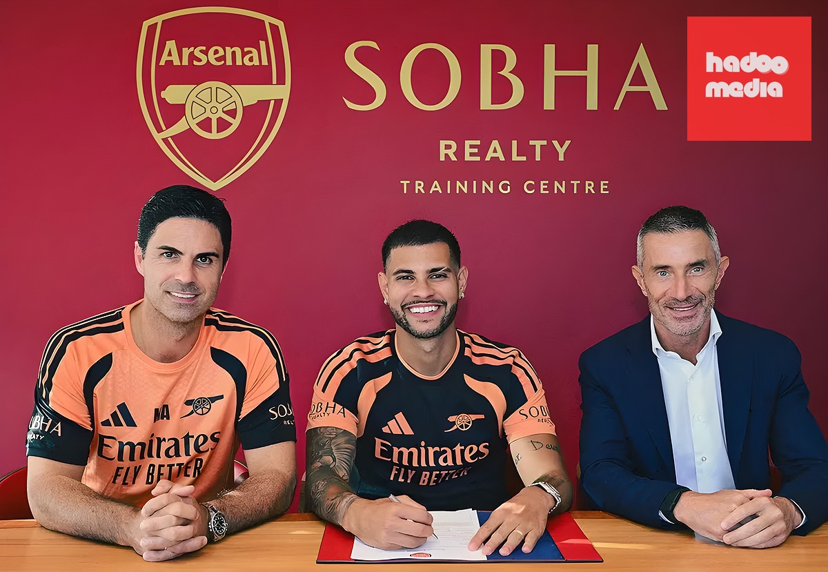 Bruno Guimaraes chính thức cập bến Arsenal. Ảnh: Arsenal FC.