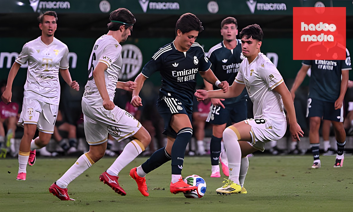 Arda Guler đầy bản lĩnh nơi tuyến giữa Real. Ảnh: Getty Images.
