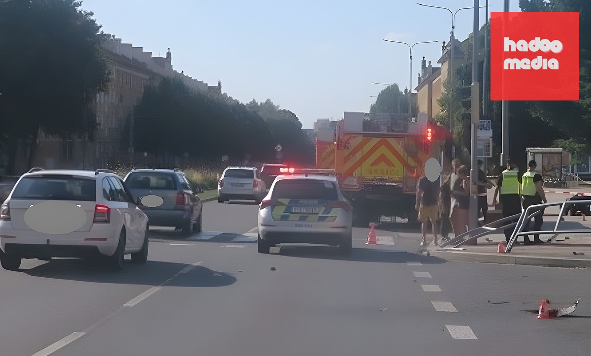 V místě nehody byl omezen provoz.