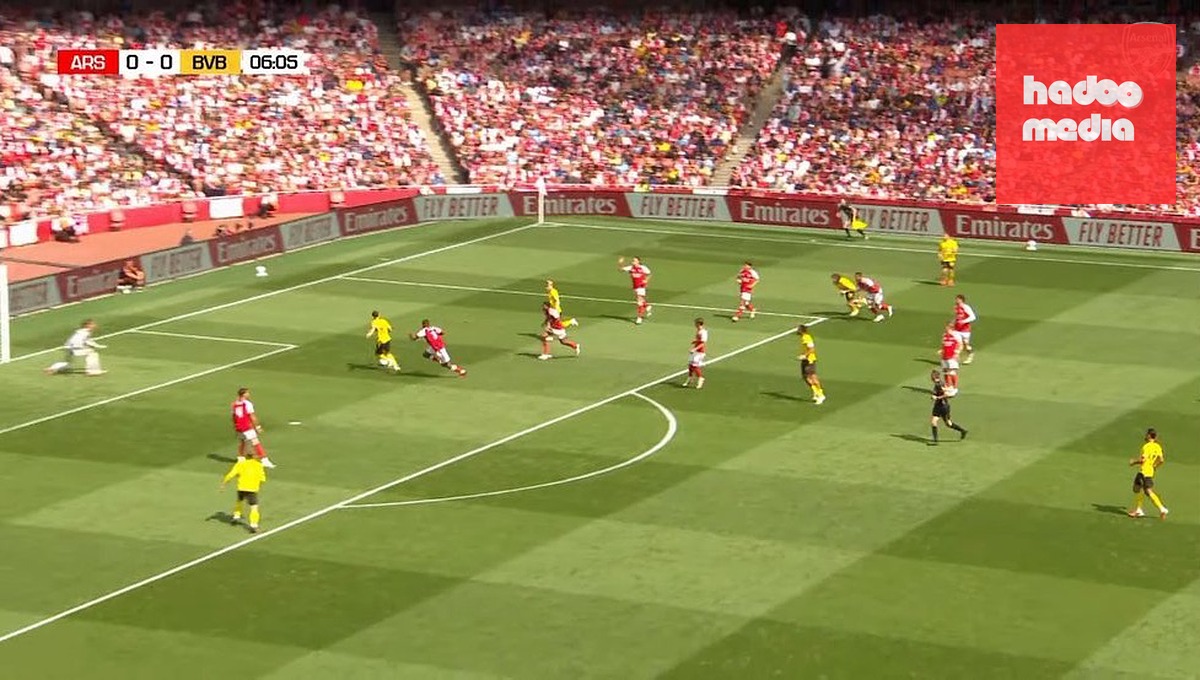 Dortmund mở tỷ số từ rất sớm. Ảnh: Chụp màn hình.