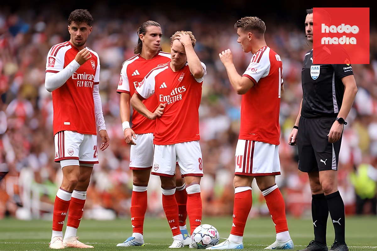 Arsenal đã để thua trên sân nhà. Ảnh: Alex Pantling.