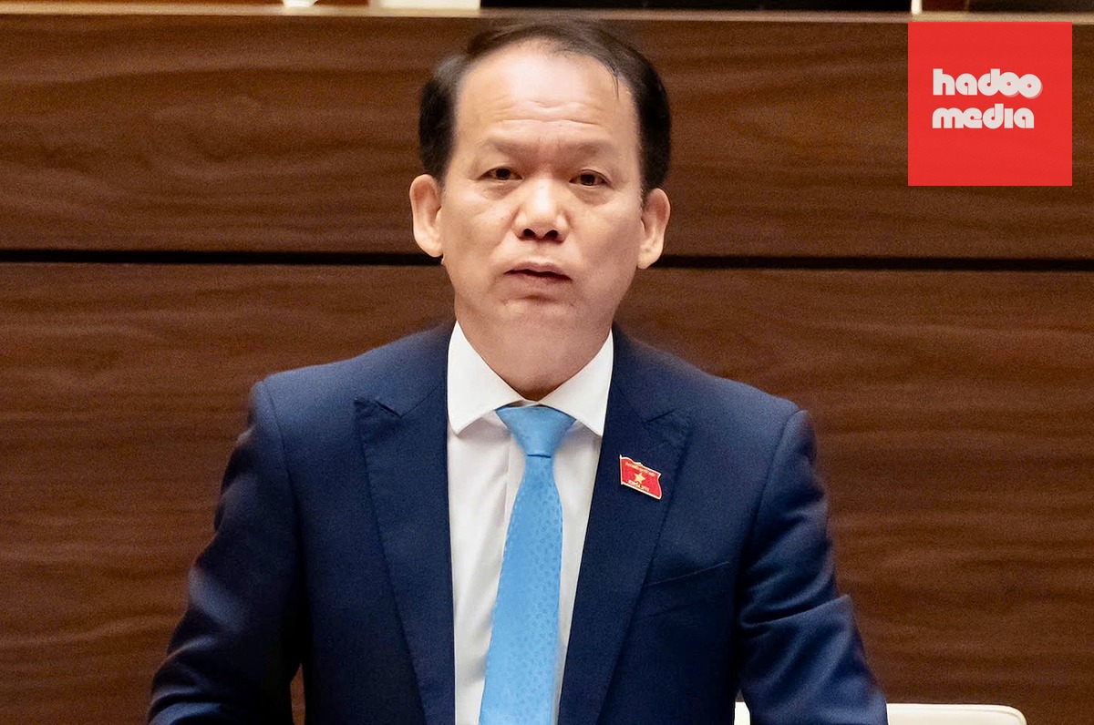 Bộ trưởng Bộ Tư pháp Hoàng Thanh Tùng - Ảnh: Media Quốc hội