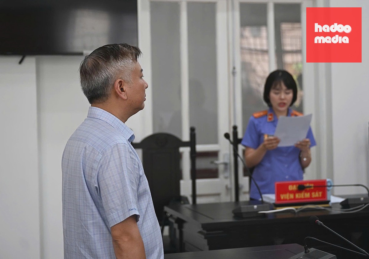 Ông Nguyễn Ngọc Ngân tại tòa chiều 11/8. Ảnh: Danh Lam