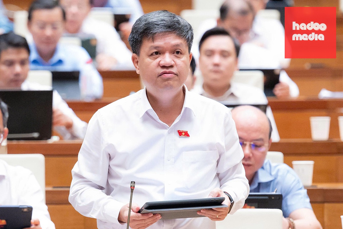 Đại biểu Tạ Đình Thi (đoàn TP Hà Nội) - Ảnh: Quốc hội