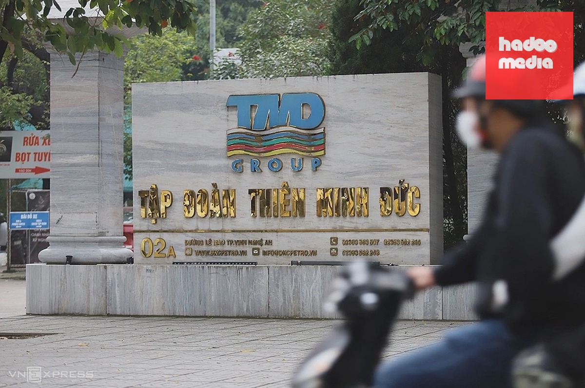 Trụ sở Công ty cổ phần Tập đoàn Thiên Minh Đức trên đường Lê Mao, tỉnh Nghệ An. Ảnh: Đức Hùng