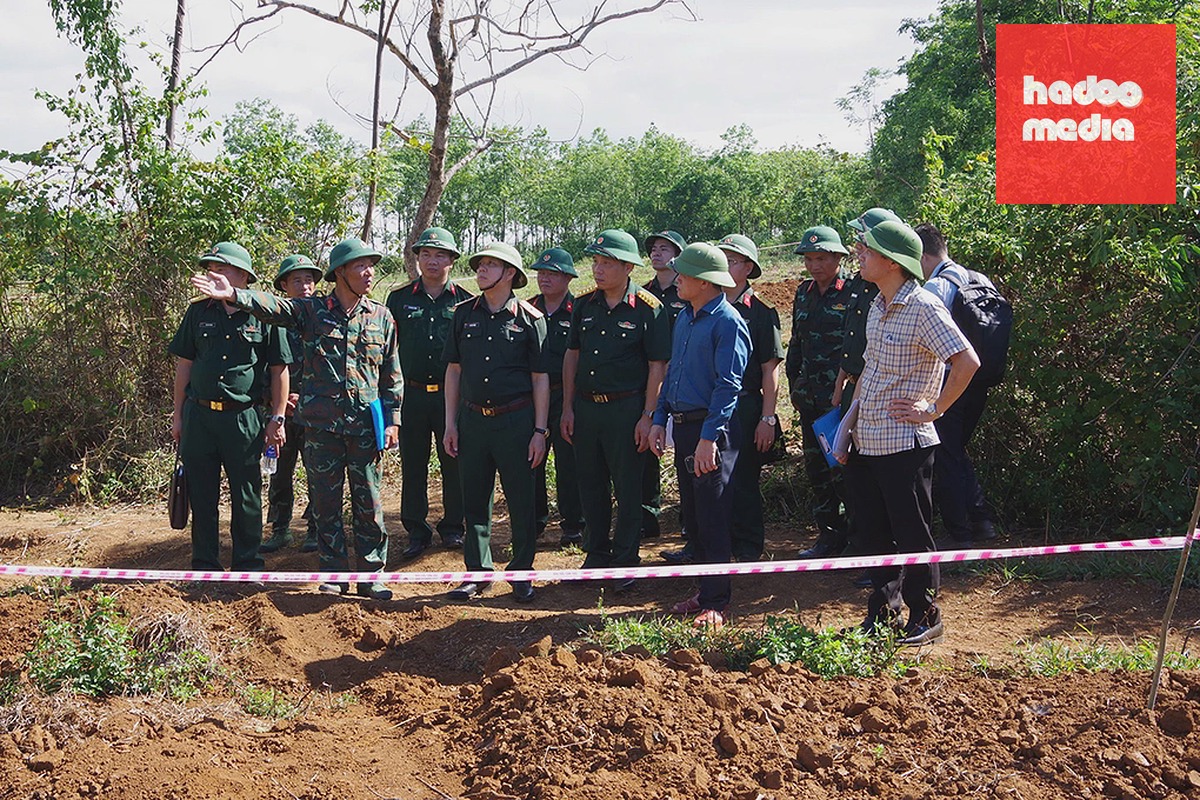 Khu vực nghi vấn sẽ được tổ chức tìm kiếm. Ảnh: Xuân Diện