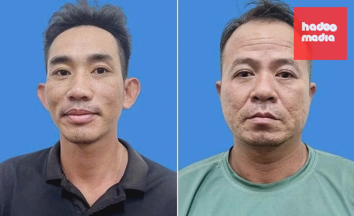 Bị can Đoàn Phương Tâm (trái) và Nguyễn Hải Âu. Ảnh: Công an cung cấp