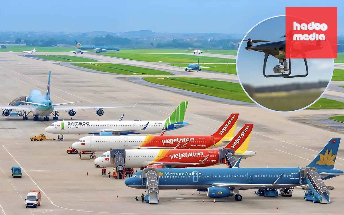 Công an làm việc với 3 người liên quan vụ thả diều gần sân bay Tân Sơn Nhất  - Ảnh 2.