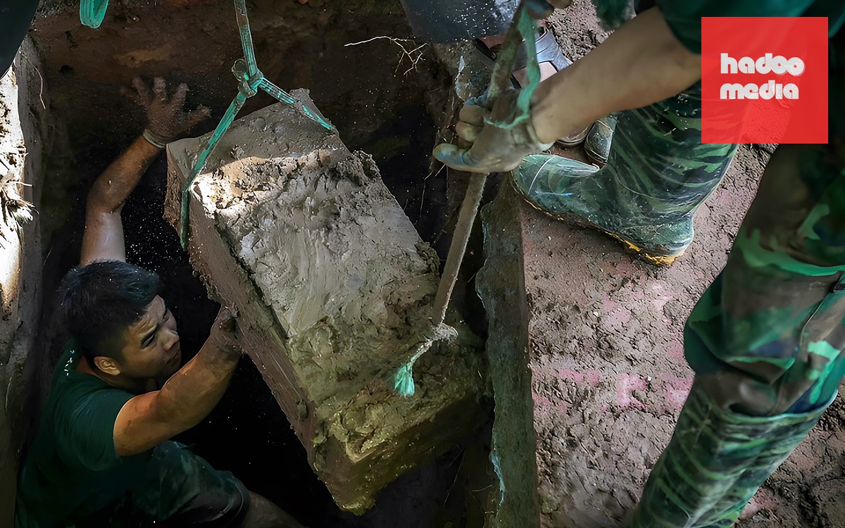 Đội K93 tìm thấy hài cốt liệt sĩ Nguyễn Văn Minh ở xã Nhơn Hội, An Giang - Ảnh 2.
