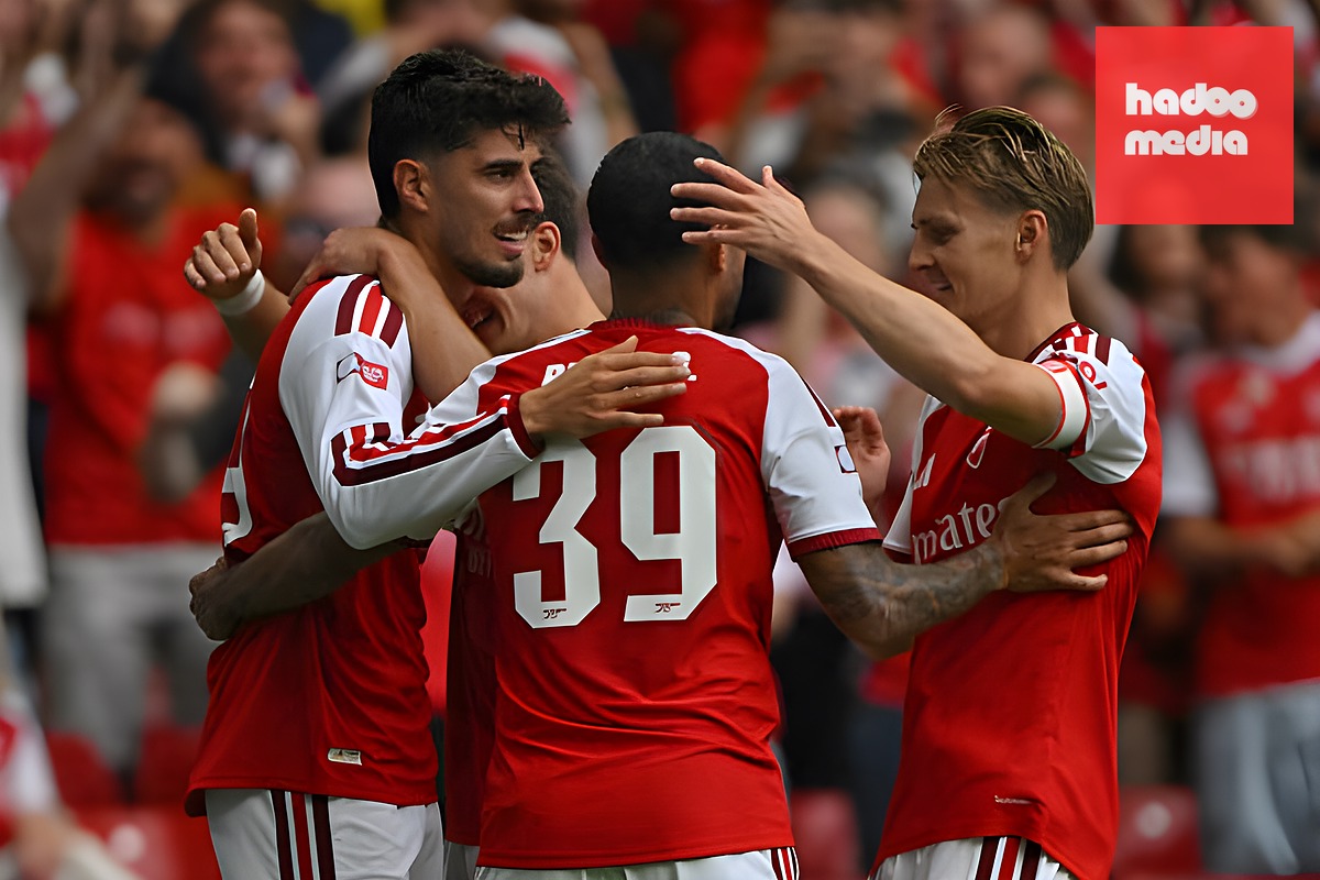 Arsenal giành danh hiệu đầu tiên ở mùa giải năm nay. Ảnh: Getty Images