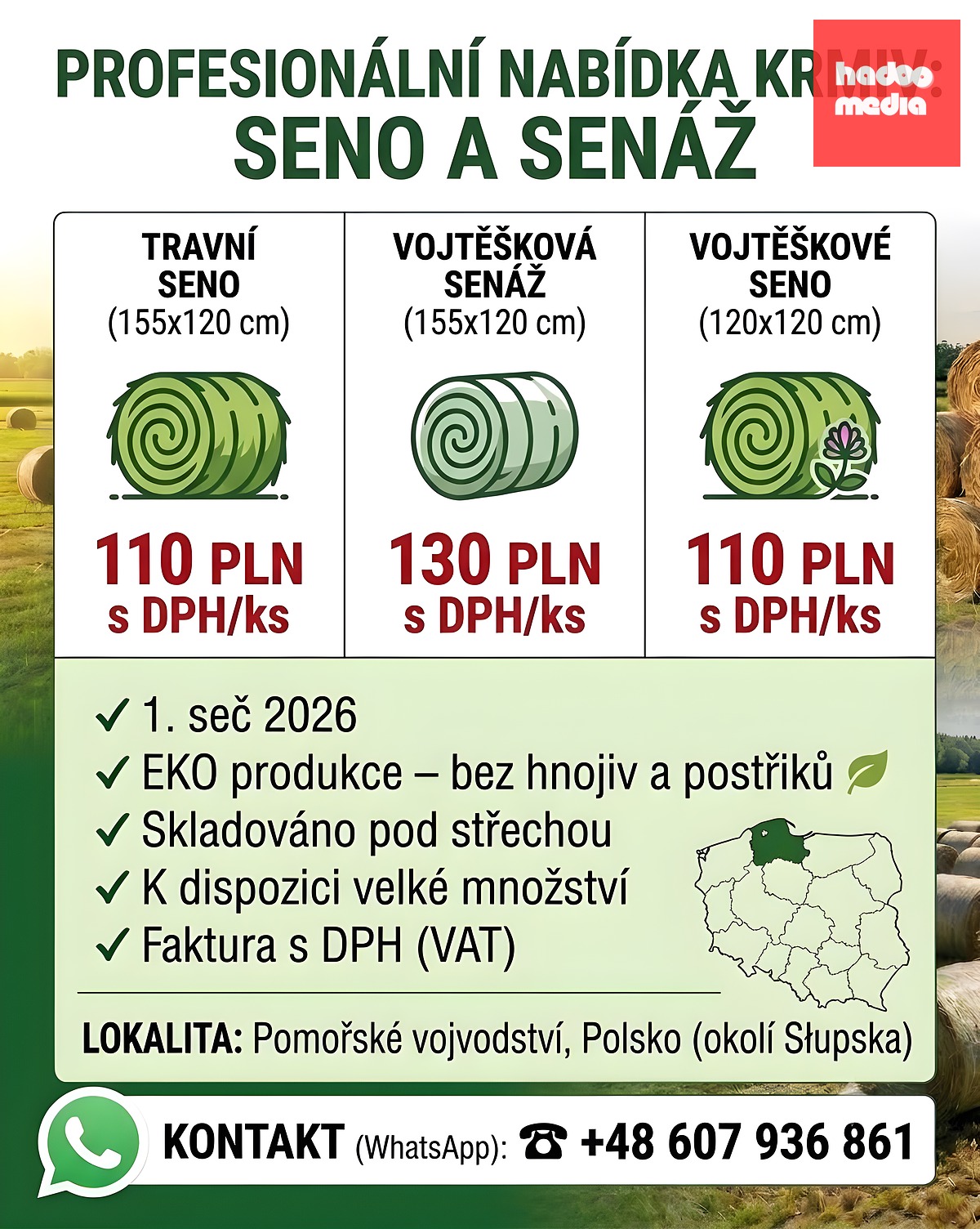 Nabídka sena z Polska