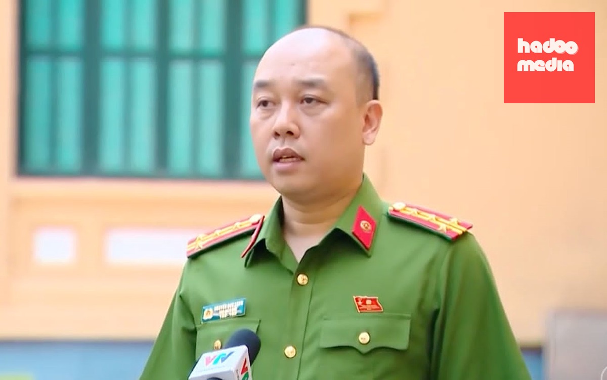 Đại tá Nguyễn Đức Long - Phó giám đốc Công an Hà Nội - Ảnh: VTV