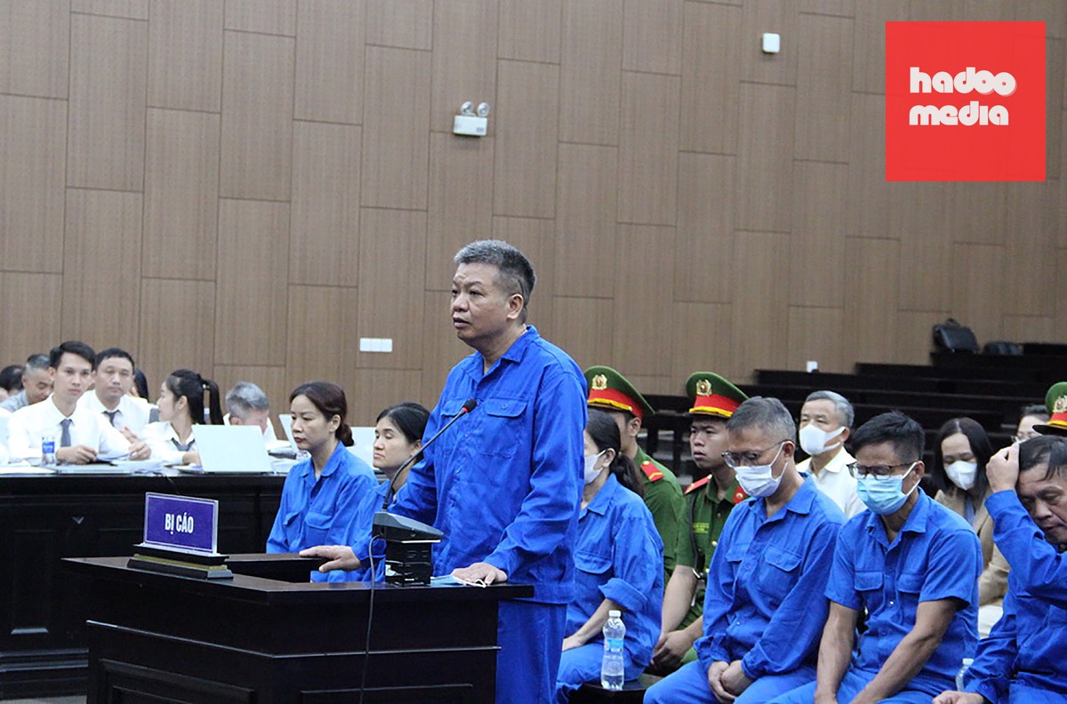 Cựu Cục trưởng Tống Hải Nam tại phiên tòa - Ảnh: GIANG LONG