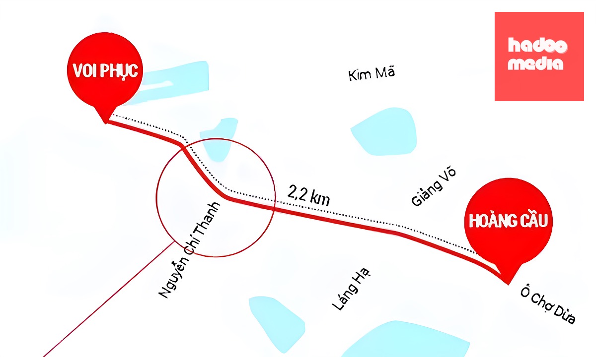 Vành đai 1 Hà Nội. Đồ họa: Tiến Thành