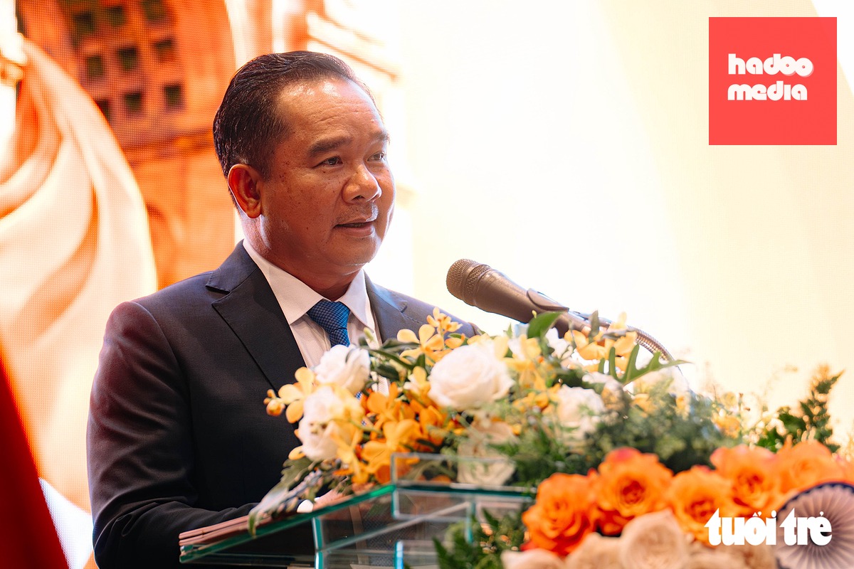 Chủ tịch UBND TP.HCM Nguyễn Văn Được phát biểu - Ảnh: THANH HIỆP