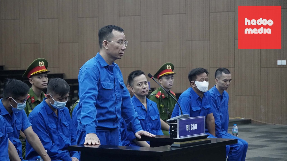 Chủ tịch hội đồng quản trị Công ty Sona Nguyễn Đức Nam tại phiên tòa - Ảnh: PHÙNG ANH