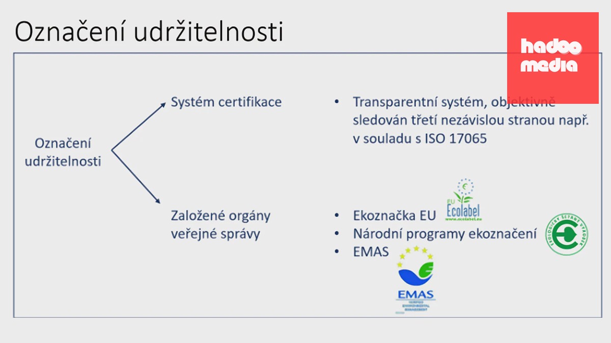 Označení udržitelnosti