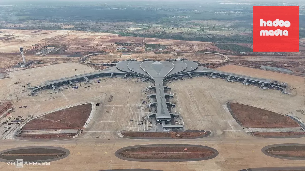 Sân bay Long Thành - điểm cuối của dự án, tháng 5/2026. Ảnh: Phước Tuấn