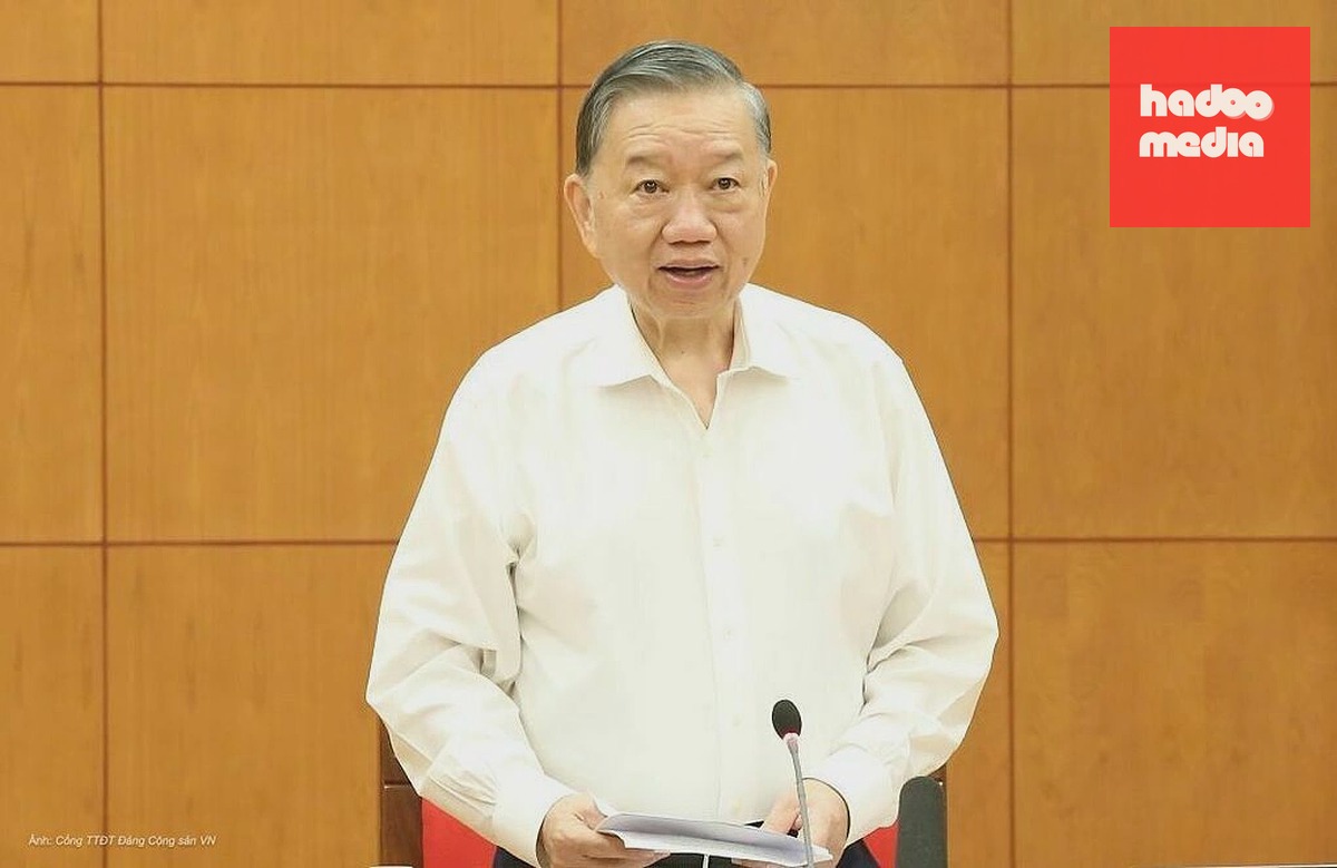 Tổng Bí thư, Chủ tịch nước Tô Lâm làm việc với ban Tổ chức Trung ương, sáng 20/8. Ảnh: Cổng thông tin Đảng Cộng sản VN