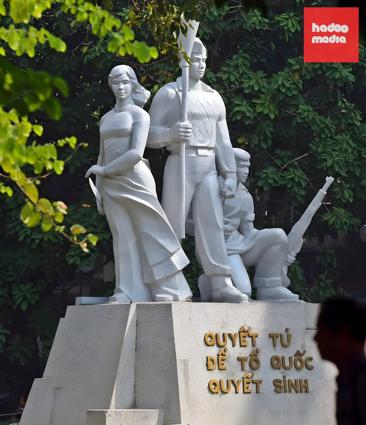 Tượng đài 'Quyết tử để Tổ quốc quyết sinh' được coi là một trong những biểu tượng của Hà Nội - Ảnh: UBND TP Hà Nội