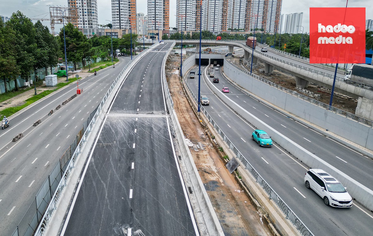 Cầu vượt nút giao An Phú hoàn thành sau hai lần trễ hẹn, mở lối cho cảng Cát Lái