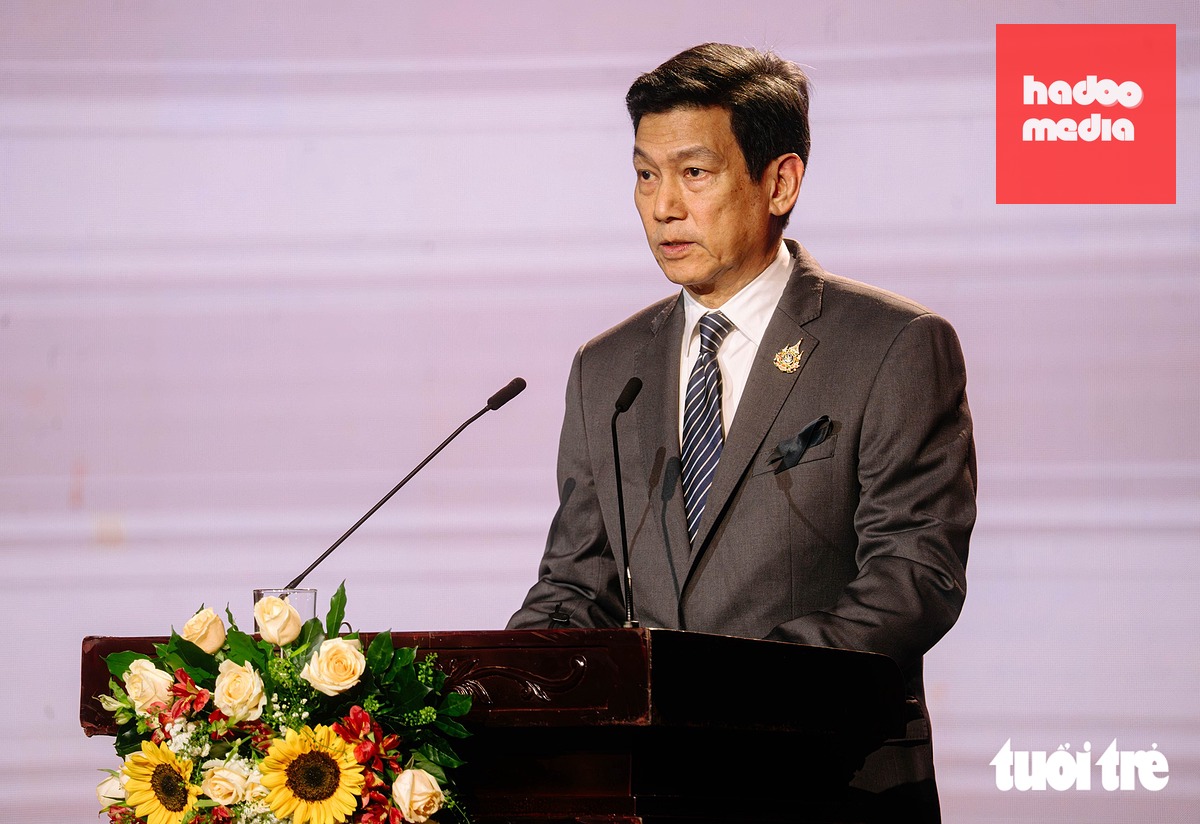 Ông Parnpree Bahidda-Nukara - nguyên phó thủ tướng kiêm ngoại trưởng Thái Lan, chủ tịch Hội đồng cố vấn cho phó thủ tướng kiêm ngoại trưởng đương nhiệm - Ảnh: THANH HIỆP