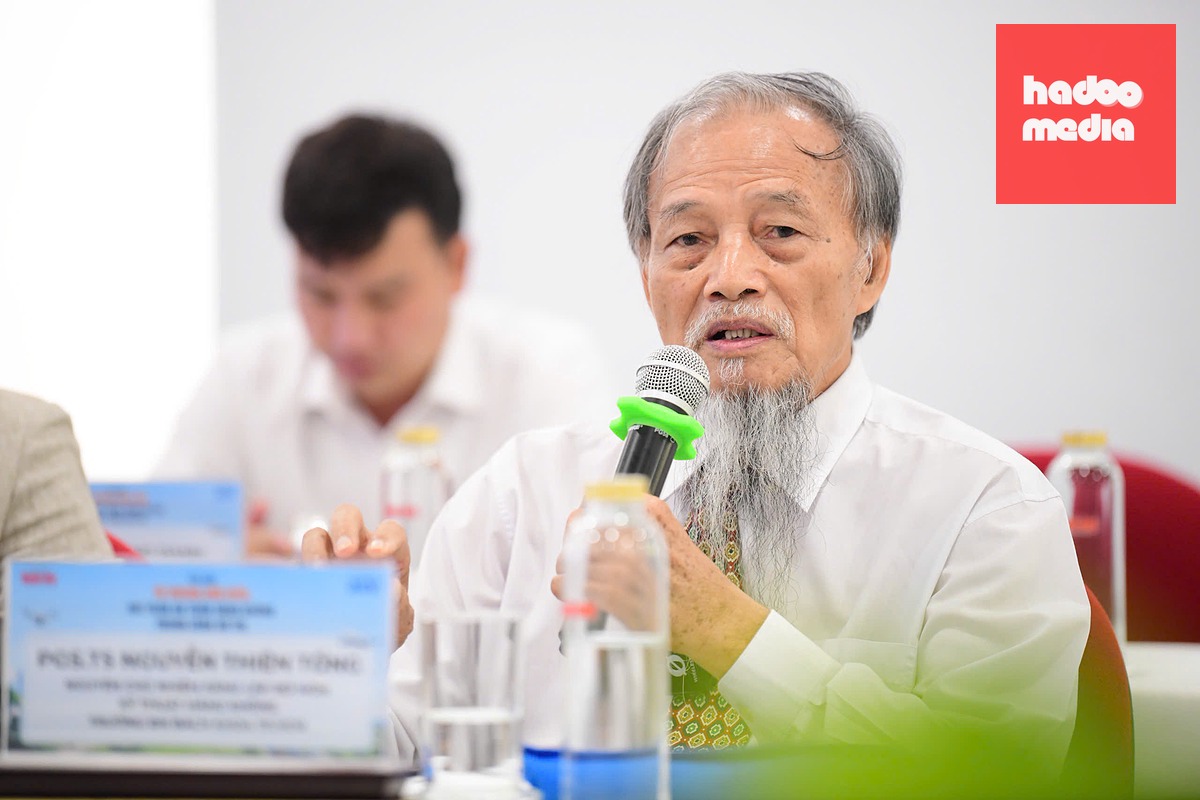 PGS.TS Nguyễn Thiện Tống - Nguyên Chủ nhiệm sáng lập Bộ môn Kỹ thuật Hàng không Trường ĐH Bách khoa TP.HCM - Ảnh: QUANG ĐỊNH