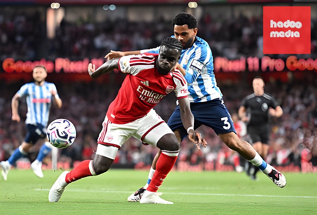 Arsenal phô diễn một lối chơi tấn công ấn tượng. Ảnh: Getty.