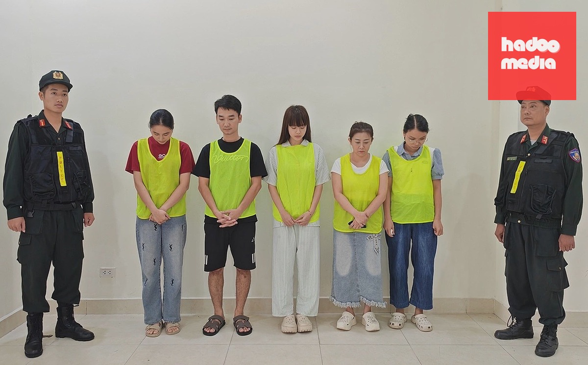 Các bị can bị khởi tố hôm nay. Ảnh: Công an cung cấp