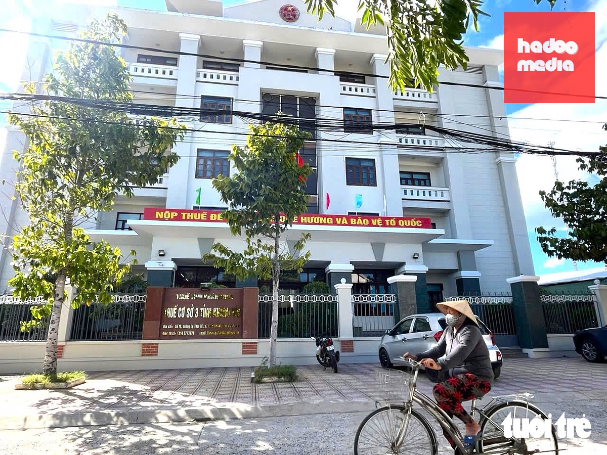 Thuế cơ sở 3 tỉnh Khánh Hòa thông tin "Lộc Fuho" bắt đầu đóng thuế từ năm 2019 - Ảnh: NGUYỄN HOÀNG
