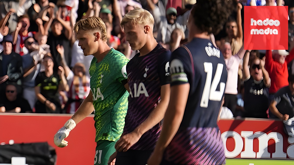 Tottenham thua 0-3 trước Brentford. Ảnh: Sky Sports.