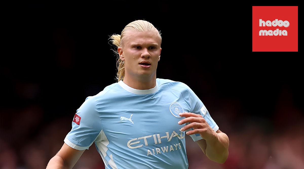 Haaland là điểm tựa hàng công Man City. Ảnh: Getty.