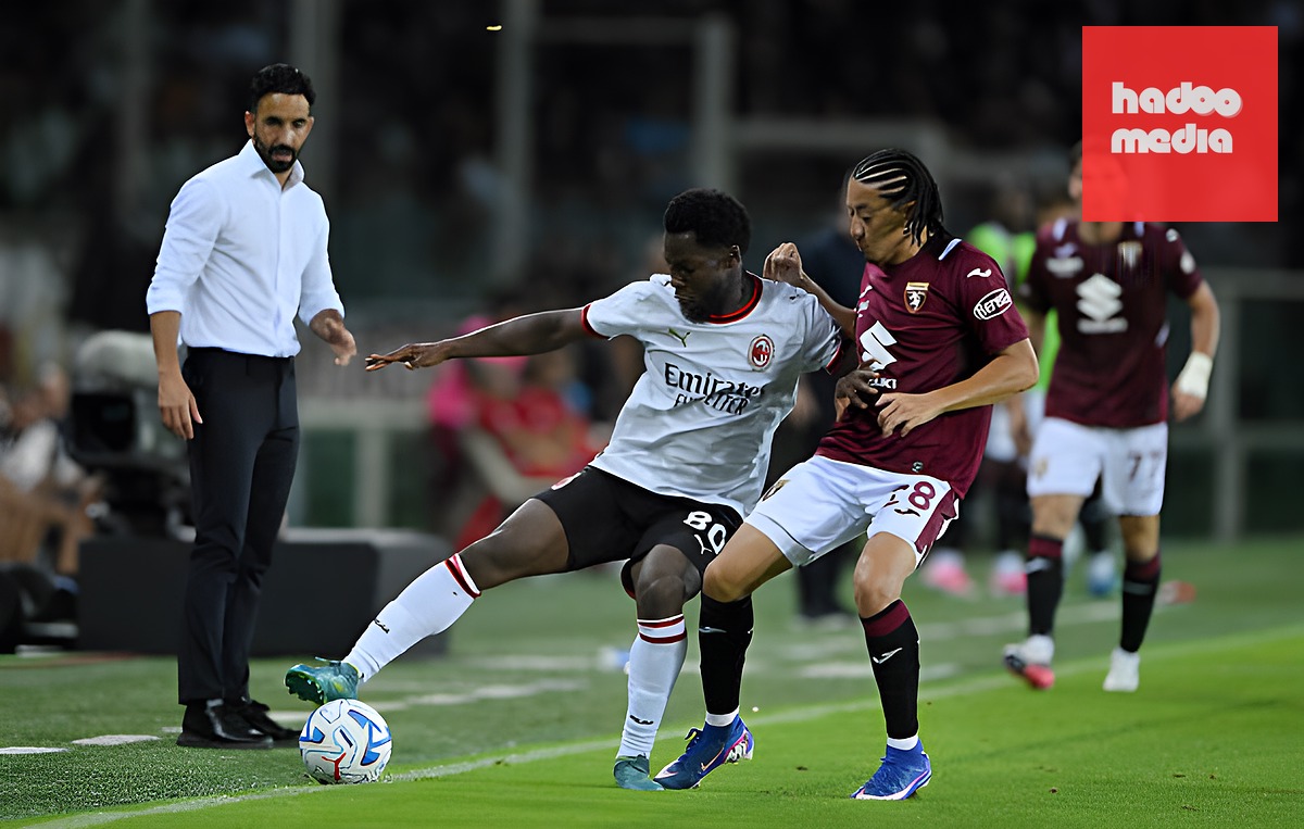 Amorim có trận ra mắt Serie A cùng Milan. Ảnh: Getty Images.