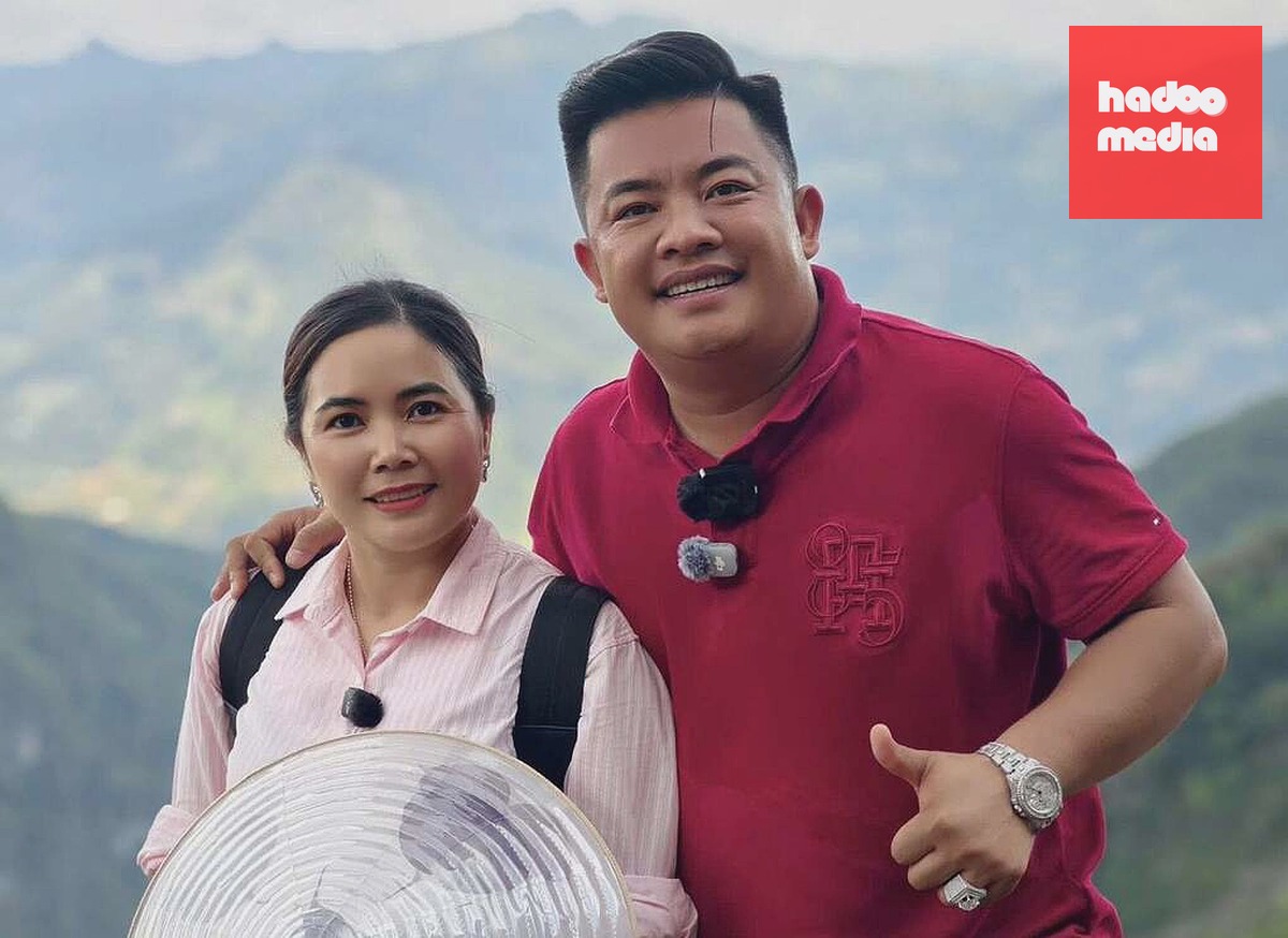 Vợ chồng Hải Sapa TV. Ảnh: Facebook