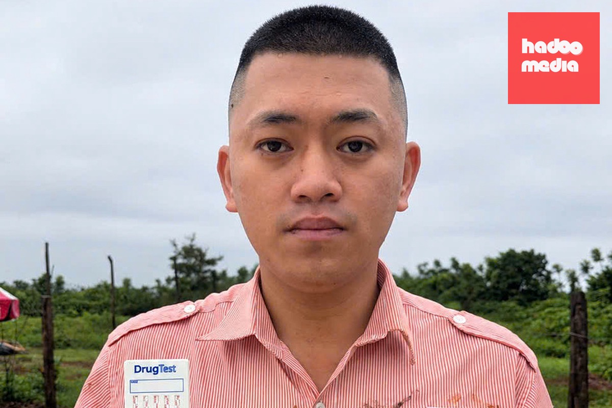 Lái xe Nguyễn Cảnh Hạ Long bị cảnh sát tạm giữ. Ảnh: Văn Ngọc
