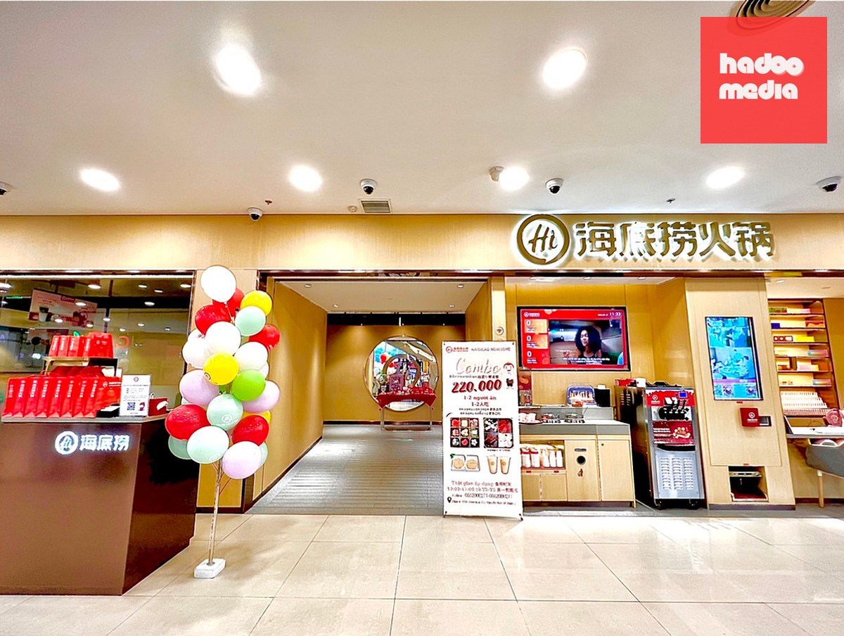 Nhà hàng Haidilao tại trung tâm thương mại Nowzone, đường Nguyễn Văn Cừ, TP HCM. Ảnh: Haidilao
