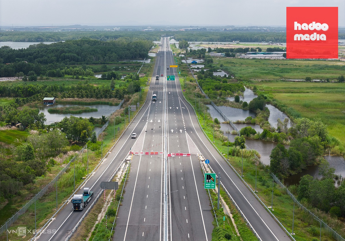 Cao tốc Bến Lức - Long Thành chính thức thông xe toàn tuyến dài 58 km