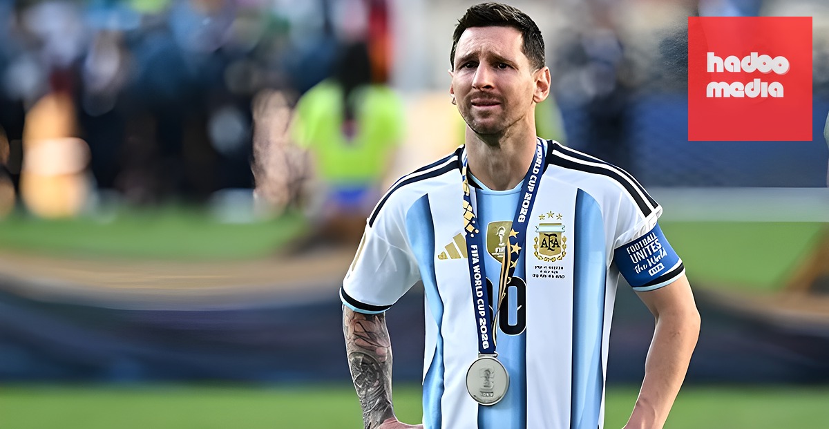 Messi lặng lẽ nức nở khi thua Tây Ban Nha. (Ảnh: Paul Ellis/Getty Images)
