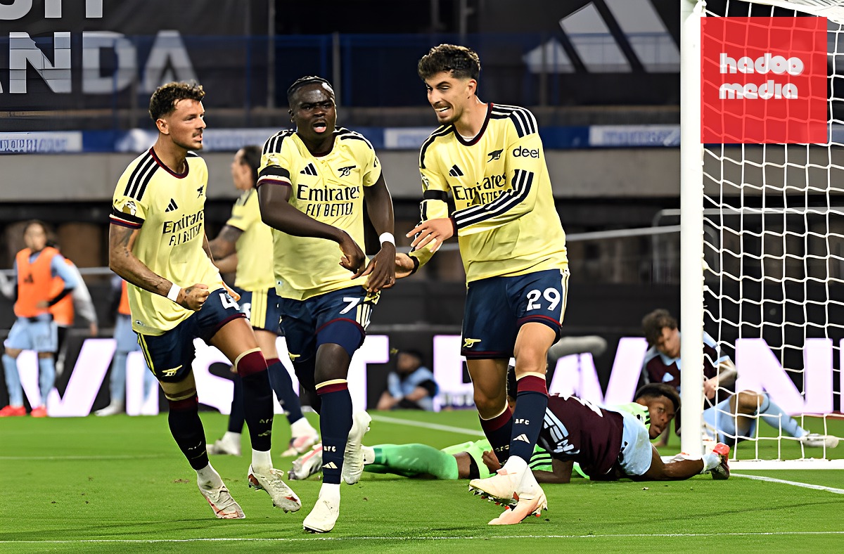 Arsenal đã thắng tối thiểu Aston Villa. Ảnh: Stuart MacFarlane/Arsenal FC via Getty Images.