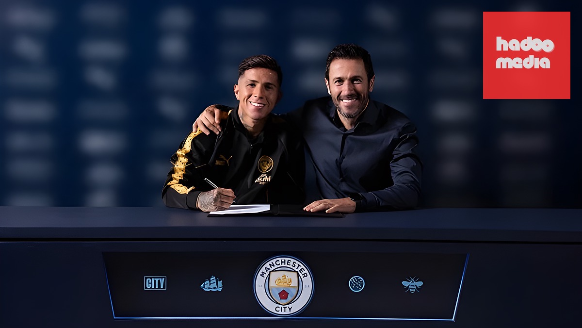 Enzo đã đến Man City. Ảnh: Manchester City.