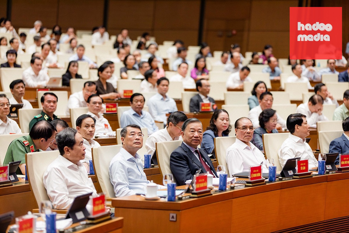 Tổng Bí thư, Chủ tịch nước Tô Lâm và các lãnh đạo Đảng, Nhà nước dự Hội nghị toàn quốc nghiên cứu, học tập quán triệt và triển khai thực hiện nghị quyết Hội nghị Trung ương 3 - Ảnh: DANH KHANG